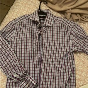 Men's boss Plaid Button-Up Shirt